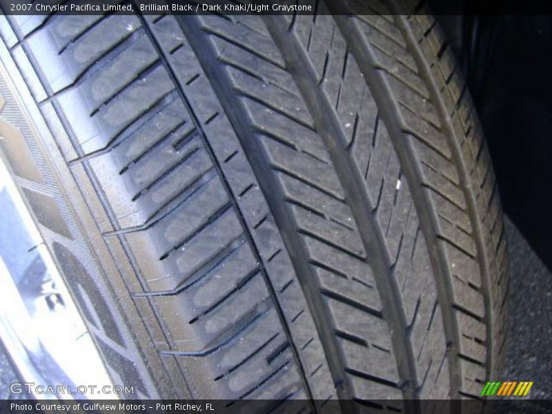 Brilliant Black / Dark Khaki/Light Graystone 2007 Chrysler Pacifica Limited