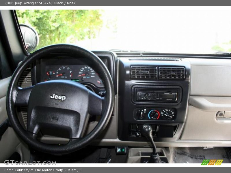 Black / Khaki 2006 Jeep Wrangler SE 4x4