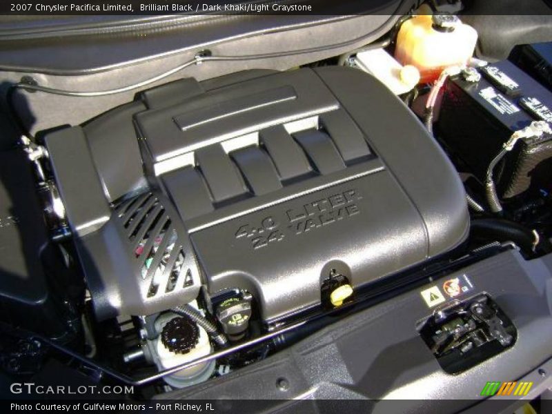Brilliant Black / Dark Khaki/Light Graystone 2007 Chrysler Pacifica Limited