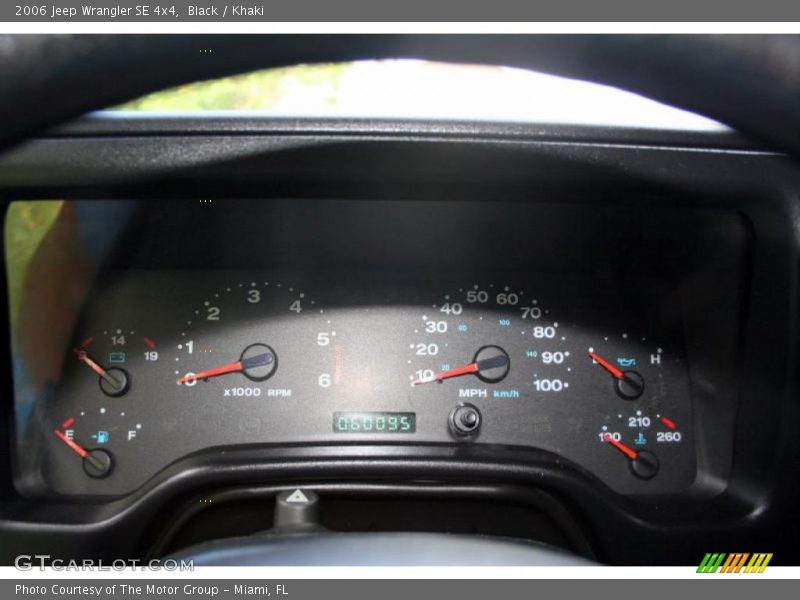 Black / Khaki 2006 Jeep Wrangler SE 4x4