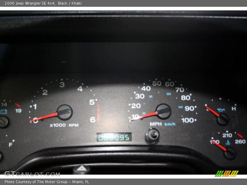 Black / Khaki 2006 Jeep Wrangler SE 4x4