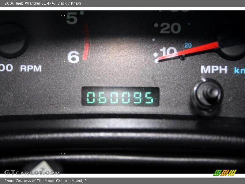Black / Khaki 2006 Jeep Wrangler SE 4x4