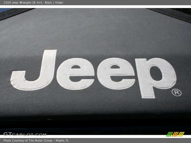Black / Khaki 2006 Jeep Wrangler SE 4x4