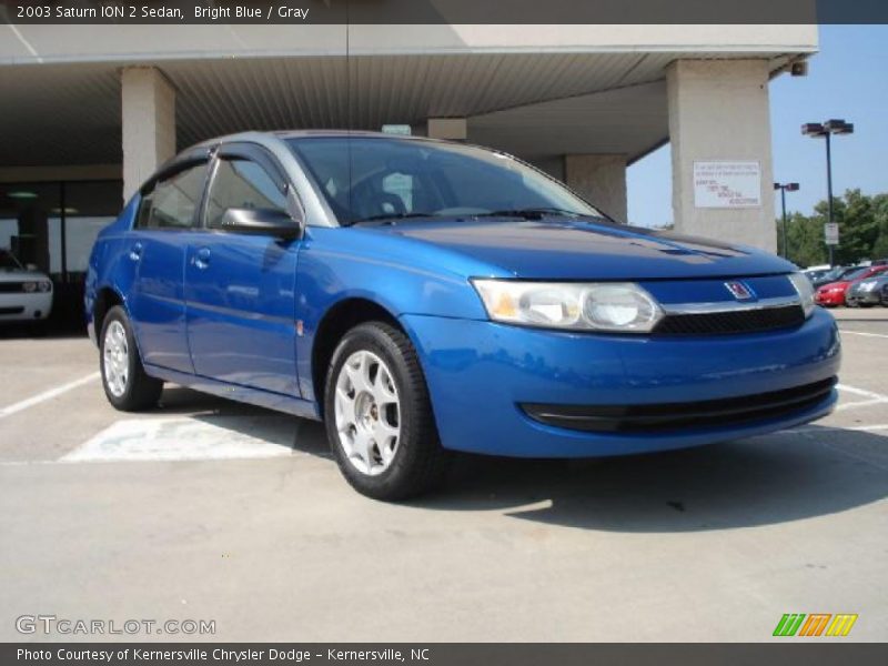 Bright Blue / Gray 2003 Saturn ION 2 Sedan
