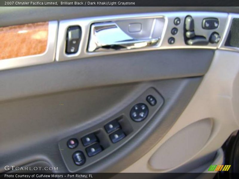 Brilliant Black / Dark Khaki/Light Graystone 2007 Chrysler Pacifica Limited