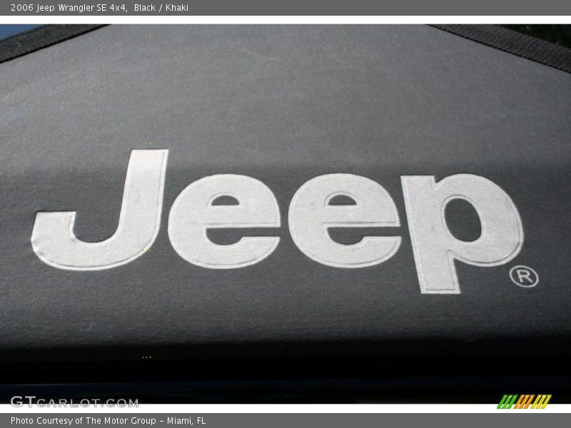 Black / Khaki 2006 Jeep Wrangler SE 4x4