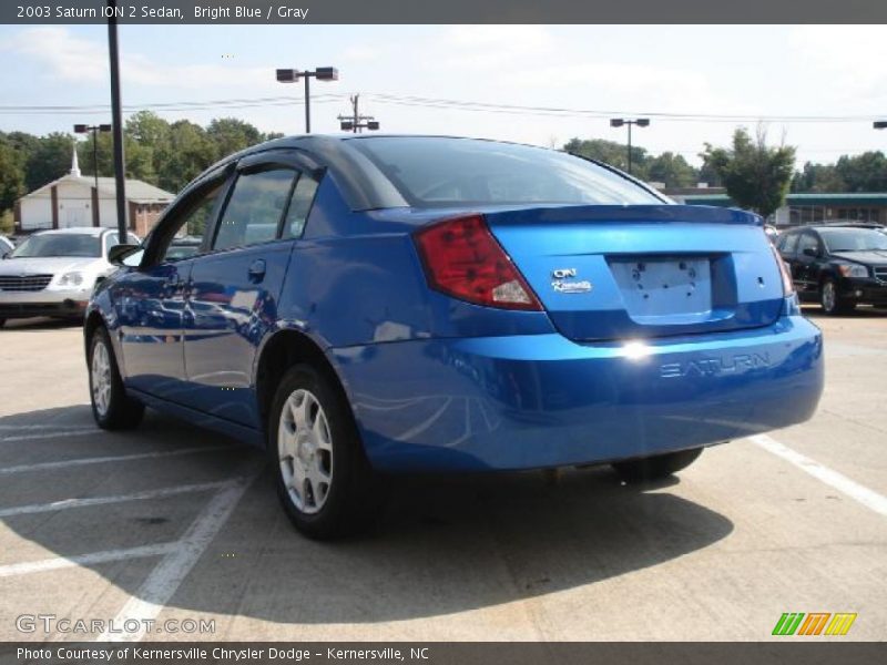 Bright Blue / Gray 2003 Saturn ION 2 Sedan