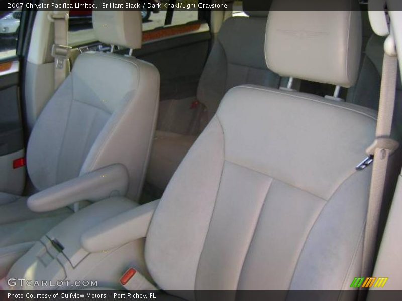 Brilliant Black / Dark Khaki/Light Graystone 2007 Chrysler Pacifica Limited
