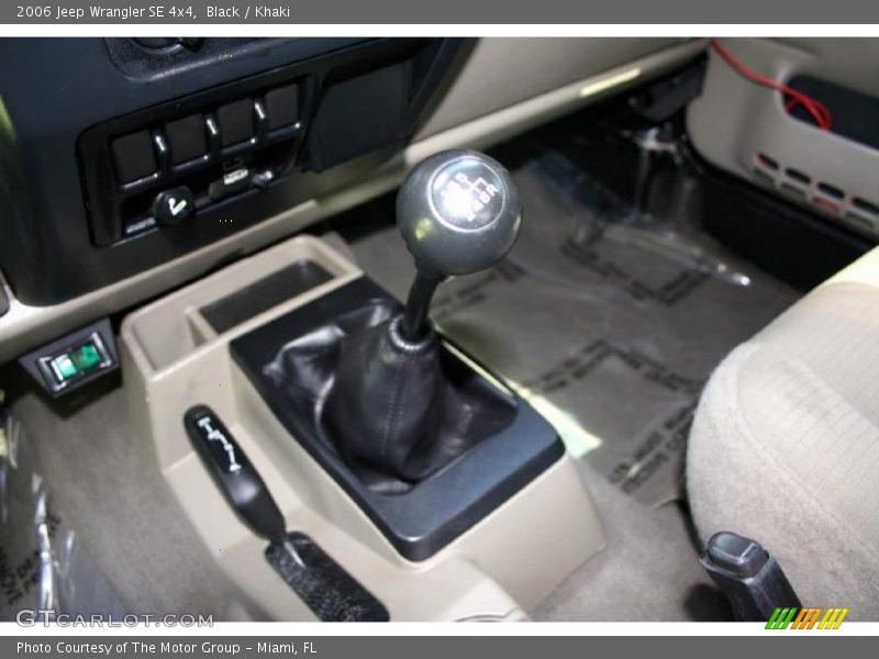 Black / Khaki 2006 Jeep Wrangler SE 4x4