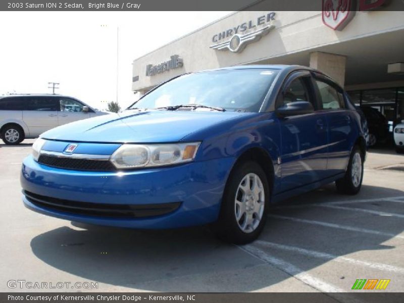Bright Blue / Gray 2003 Saturn ION 2 Sedan