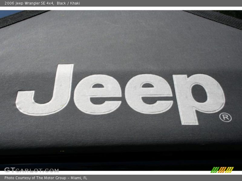 Black / Khaki 2006 Jeep Wrangler SE 4x4
