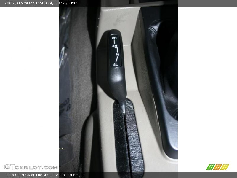 Black / Khaki 2006 Jeep Wrangler SE 4x4