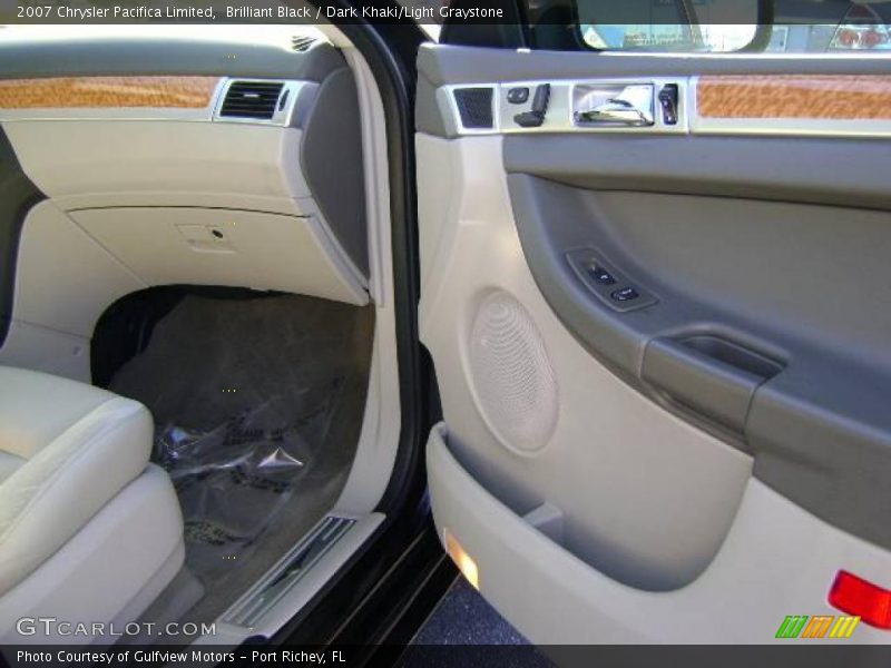 Brilliant Black / Dark Khaki/Light Graystone 2007 Chrysler Pacifica Limited