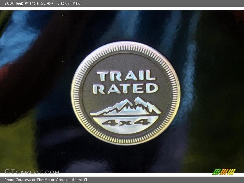 Black / Khaki 2006 Jeep Wrangler SE 4x4