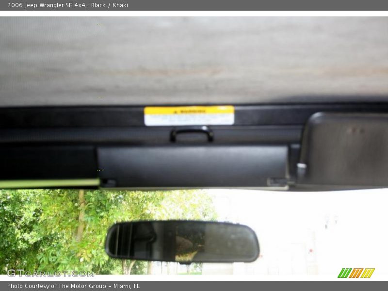 Black / Khaki 2006 Jeep Wrangler SE 4x4