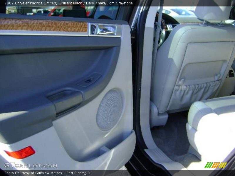 Brilliant Black / Dark Khaki/Light Graystone 2007 Chrysler Pacifica Limited
