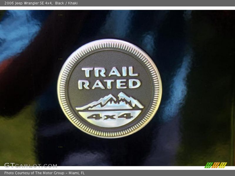 Black / Khaki 2006 Jeep Wrangler SE 4x4