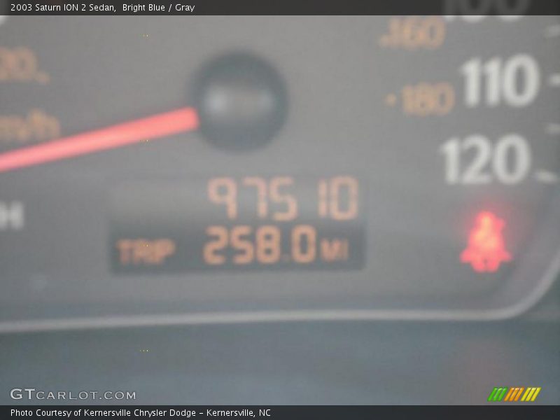 Bright Blue / Gray 2003 Saturn ION 2 Sedan