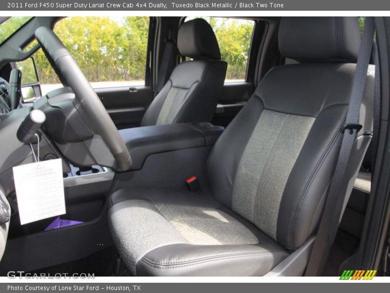 Tuxedo Black Metallic / Black Two Tone 2011 Ford F450 Super Duty Lariat Crew Cab 4x4 Dually