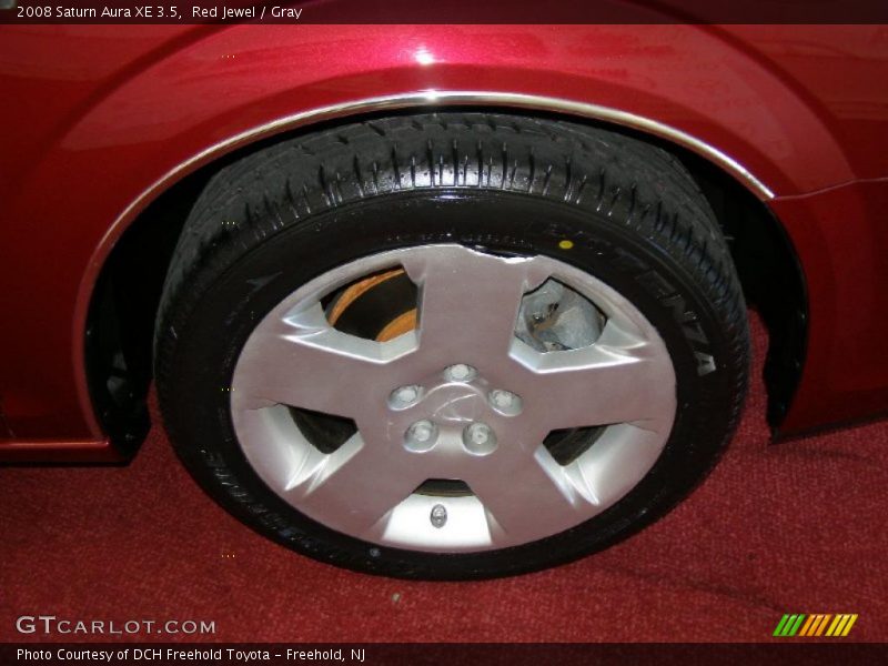 Red Jewel / Gray 2008 Saturn Aura XE 3.5