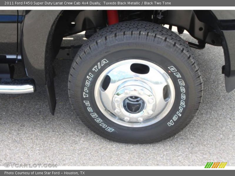 Tuxedo Black Metallic / Black Two Tone 2011 Ford F450 Super Duty Lariat Crew Cab 4x4 Dually