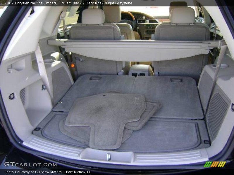 Brilliant Black / Dark Khaki/Light Graystone 2007 Chrysler Pacifica Limited