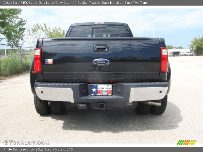 Tuxedo Black Metallic / Black Two Tone 2011 Ford F450 Super Duty Lariat Crew Cab 4x4 Dually