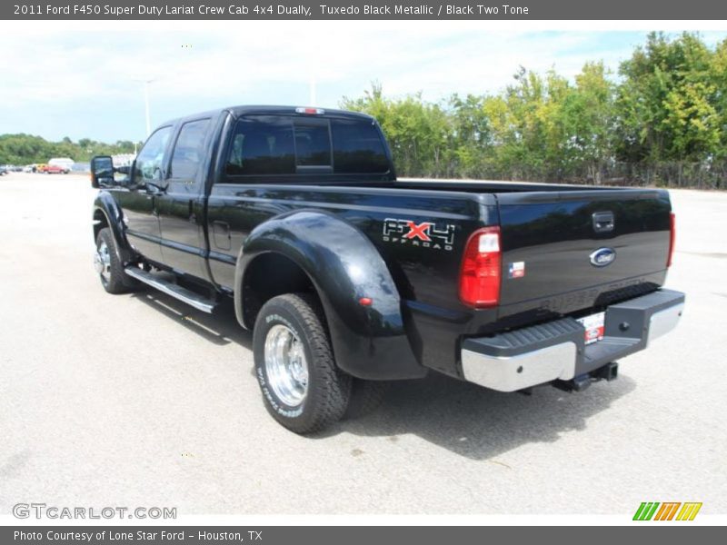 Tuxedo Black Metallic / Black Two Tone 2011 Ford F450 Super Duty Lariat Crew Cab 4x4 Dually