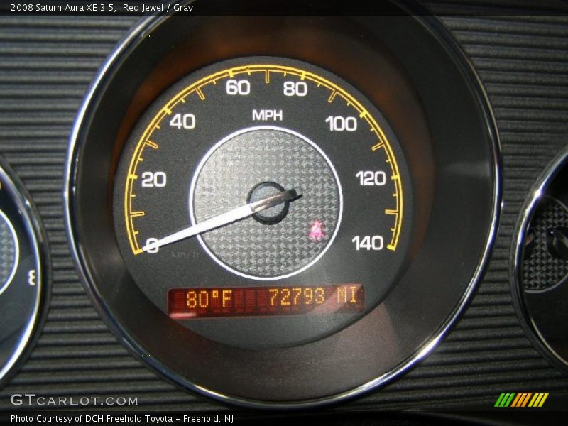 Red Jewel / Gray 2008 Saturn Aura XE 3.5