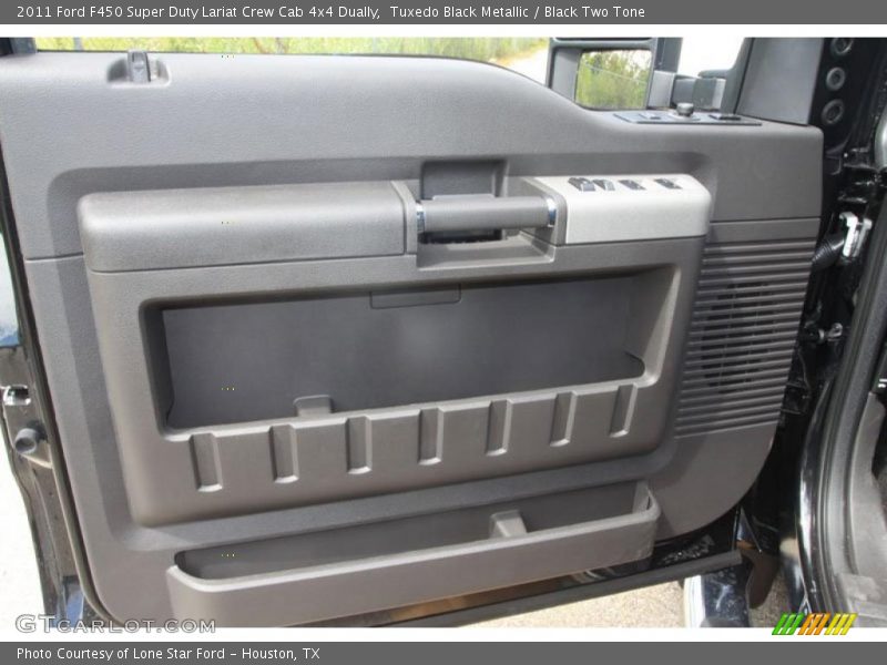 Tuxedo Black Metallic / Black Two Tone 2011 Ford F450 Super Duty Lariat Crew Cab 4x4 Dually