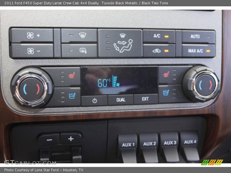 Tuxedo Black Metallic / Black Two Tone 2011 Ford F450 Super Duty Lariat Crew Cab 4x4 Dually
