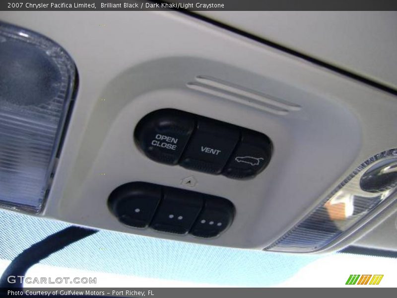 Brilliant Black / Dark Khaki/Light Graystone 2007 Chrysler Pacifica Limited