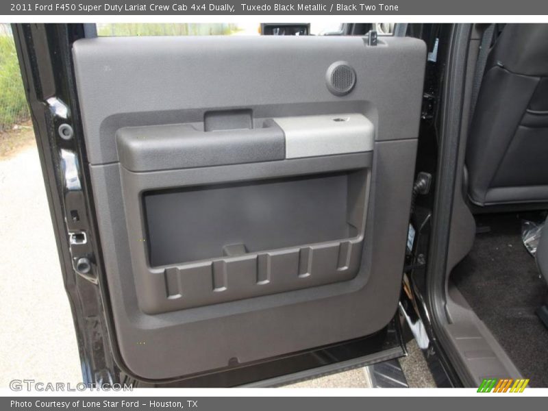 Tuxedo Black Metallic / Black Two Tone 2011 Ford F450 Super Duty Lariat Crew Cab 4x4 Dually