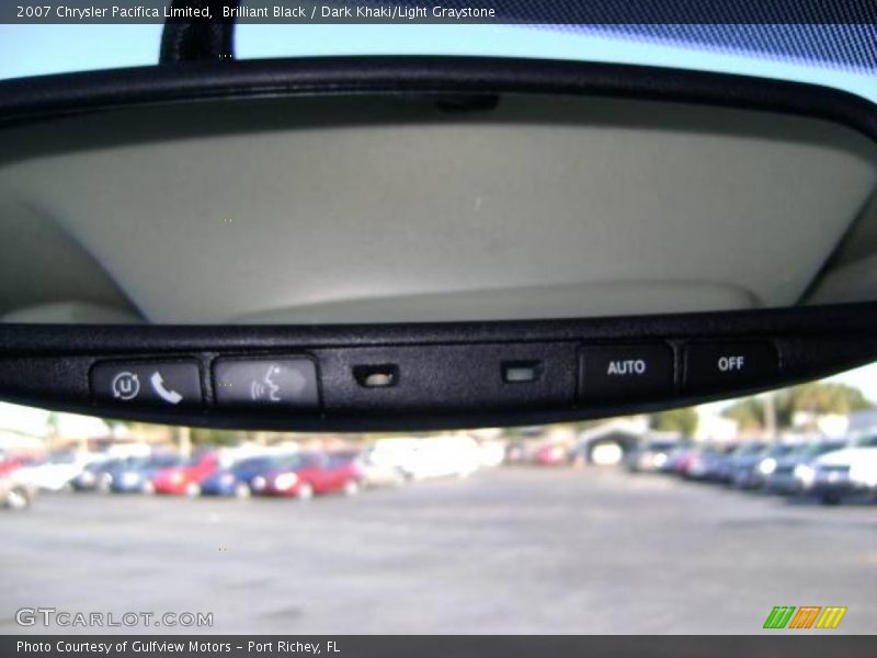 Brilliant Black / Dark Khaki/Light Graystone 2007 Chrysler Pacifica Limited