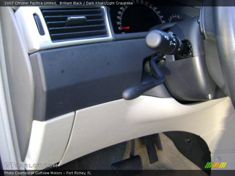 Brilliant Black / Dark Khaki/Light Graystone 2007 Chrysler Pacifica Limited