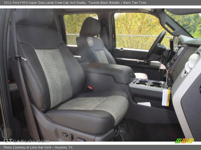 Tuxedo Black Metallic / Black Two Tone 2011 Ford F450 Super Duty Lariat Crew Cab 4x4 Dually