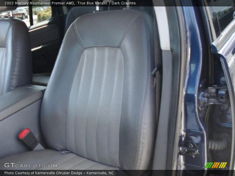 True Blue Metallic / Dark Graphite 2003 Mercury Mountaineer Premier AWD