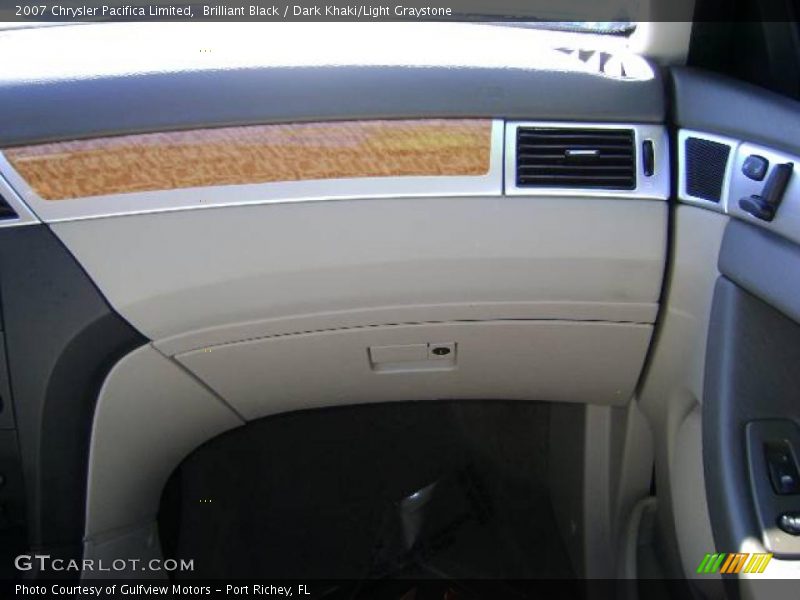 Brilliant Black / Dark Khaki/Light Graystone 2007 Chrysler Pacifica Limited