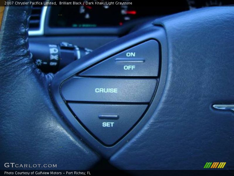 Brilliant Black / Dark Khaki/Light Graystone 2007 Chrysler Pacifica Limited