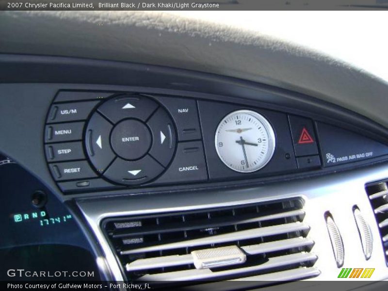 Brilliant Black / Dark Khaki/Light Graystone 2007 Chrysler Pacifica Limited