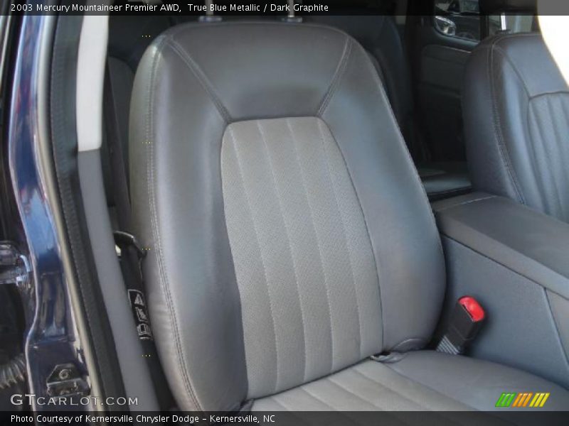 True Blue Metallic / Dark Graphite 2003 Mercury Mountaineer Premier AWD