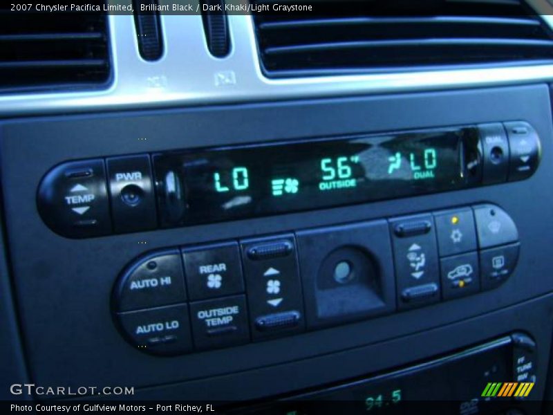 Brilliant Black / Dark Khaki/Light Graystone 2007 Chrysler Pacifica Limited