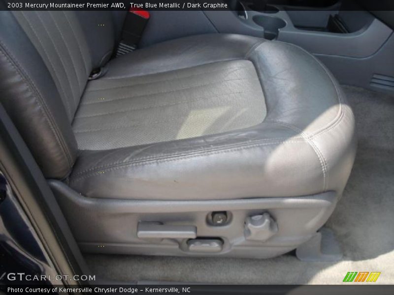 True Blue Metallic / Dark Graphite 2003 Mercury Mountaineer Premier AWD