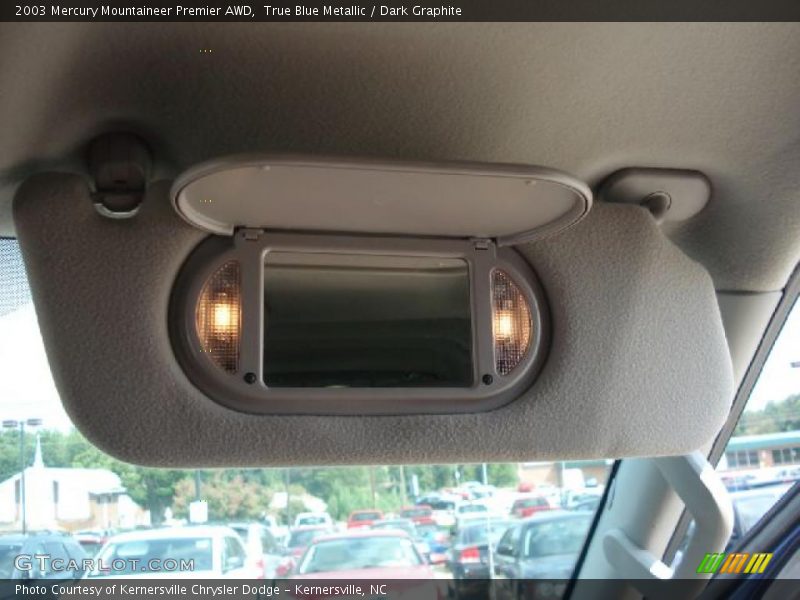 True Blue Metallic / Dark Graphite 2003 Mercury Mountaineer Premier AWD