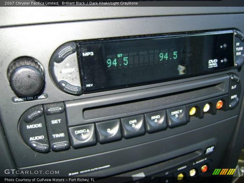 Brilliant Black / Dark Khaki/Light Graystone 2007 Chrysler Pacifica Limited