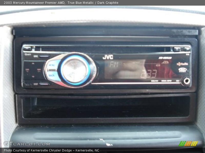 True Blue Metallic / Dark Graphite 2003 Mercury Mountaineer Premier AWD