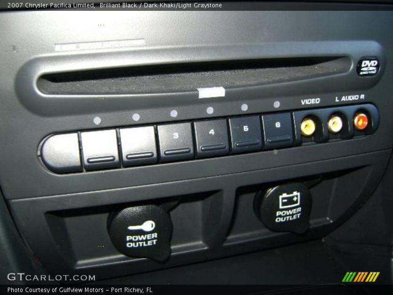 Brilliant Black / Dark Khaki/Light Graystone 2007 Chrysler Pacifica Limited