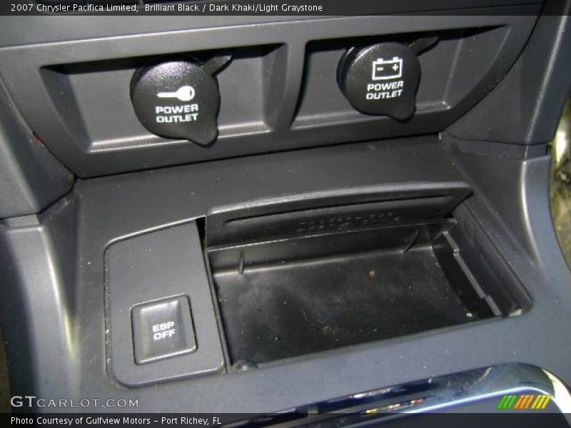 Brilliant Black / Dark Khaki/Light Graystone 2007 Chrysler Pacifica Limited