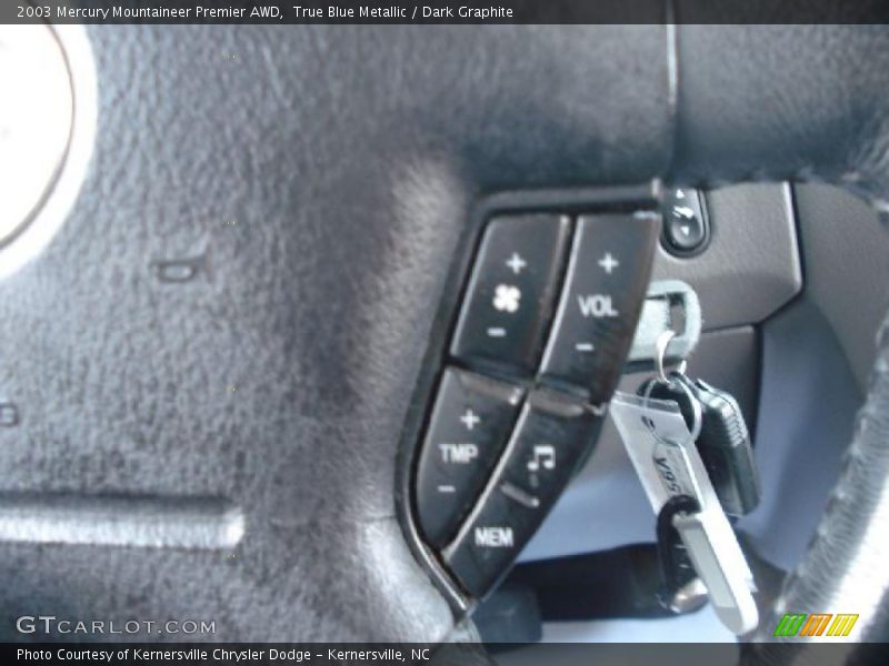 True Blue Metallic / Dark Graphite 2003 Mercury Mountaineer Premier AWD