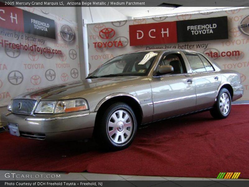 Arizona Beige Metallic / Medium Parchment 2005 Mercury Grand Marquis LS